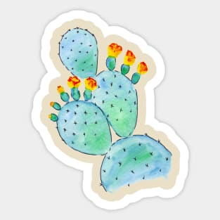 prickly pear Sticker